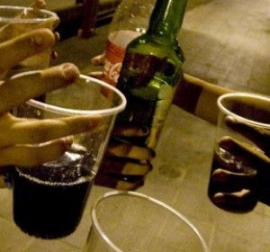 Imagen de un botellón Imagen de un botellón