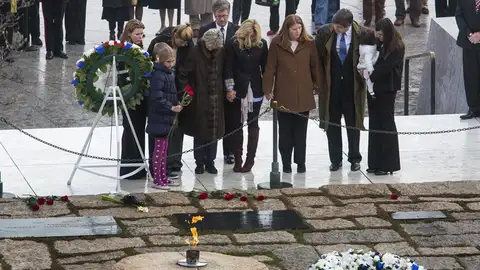 Varios familiares del antiguo presidente de los Estados Unidos John Fitzgerald Kennedy Varios familiares del antiguo presidente de los Estados Unidos John Fitzgerald Kennedy