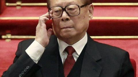 El expresidente comunista Jiang Zemin.