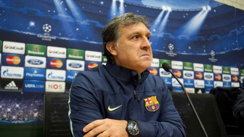 Tata Martino, en rueda de prensa