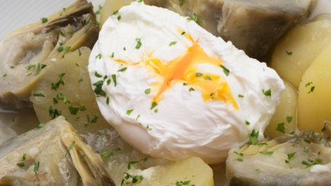 Alcachofas con patatas