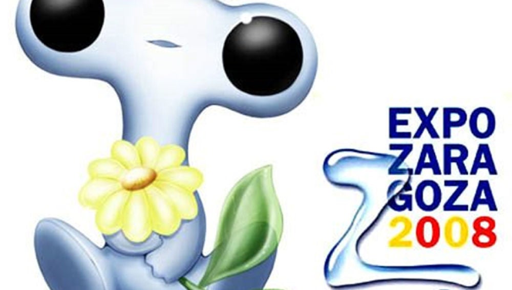 Fluvi, la mascota de la Expo de Zaragoza