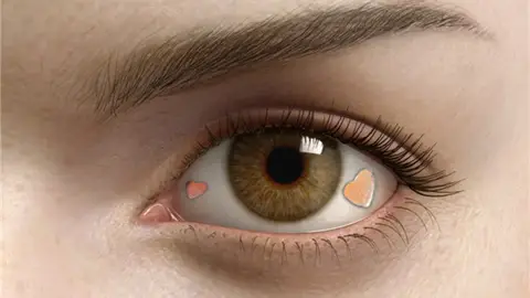 Joya en el globo ocular Joya en el globo ocular