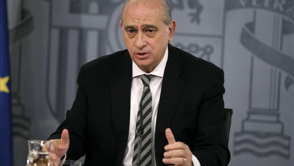 El ministro del Interior, Jorge Fernández Díaz,
