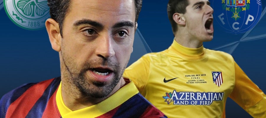 Atlético -Oporto y el Barcelona - Celtic Atlético -Oporto y el Barcelona - Celtic