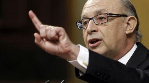 El ministro de Hacienda y Administraciones P&uacute;blicas, Crist&oacute;bal Montoro