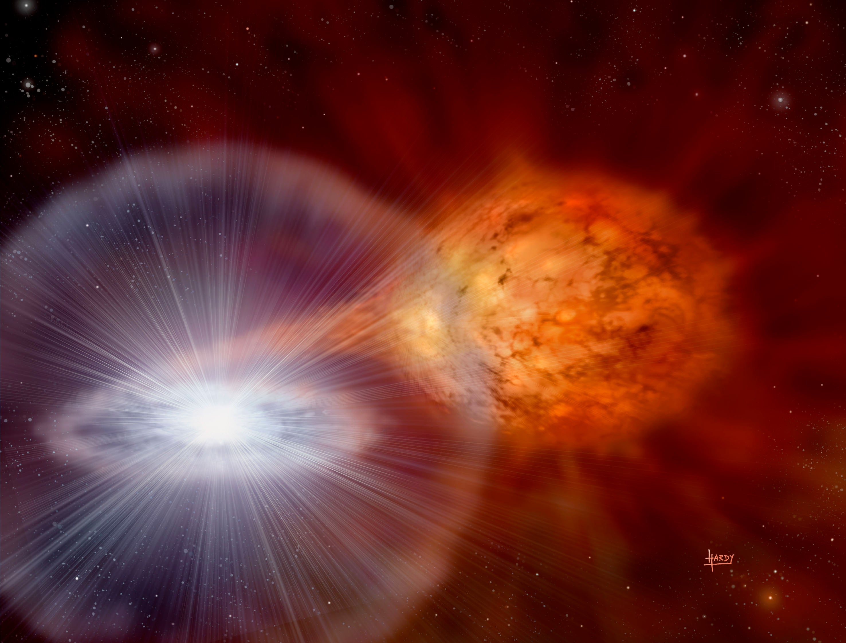 Una estrella gigante confirma que la teoría de la relatividad de Einstein se mantiene en circunstancias extremas Una estrella gigante confirma que la teoría de la relatividad de Einstein se mantiene en circunstancias extremas