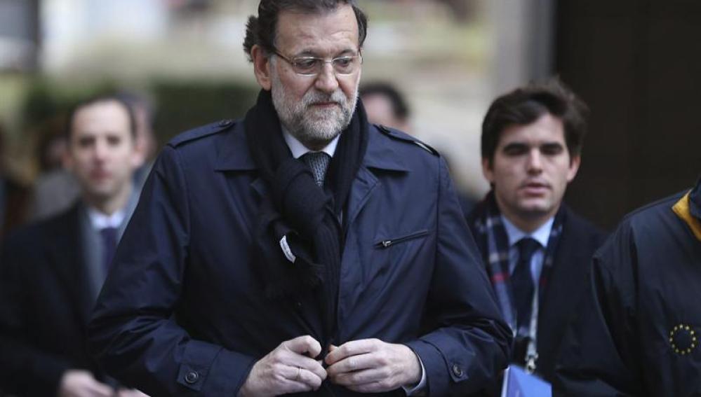 Mariano Rajoy, en Bruselas