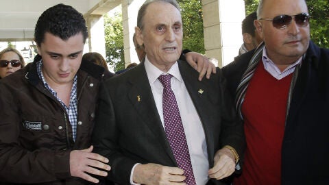 Manuel Ruiz de Lopera, a su llegada a los juzgados