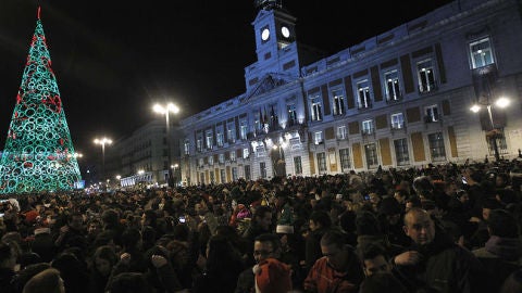 Campanadas en la Puerta del Sol