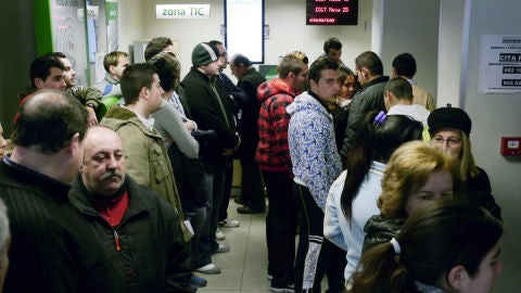 Colas en la Seguridad Social