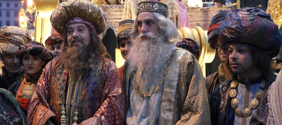 Los Reyes Magos en la Plaza de Cibeles Los Reyes Magos en la Plaza de Cibeles