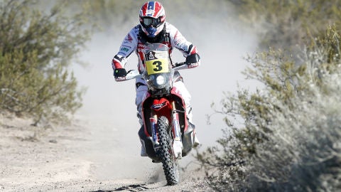 Joan Barreda, en acci&oacute;n en la 2&ordf; etapa del Dakar