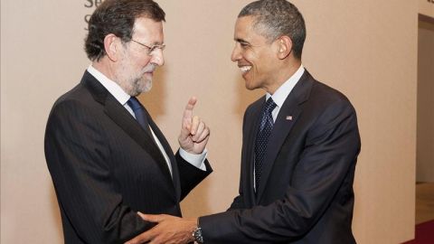 Mariano Rajoy se re&uacute;ne con Obama en la Casa Blanca
