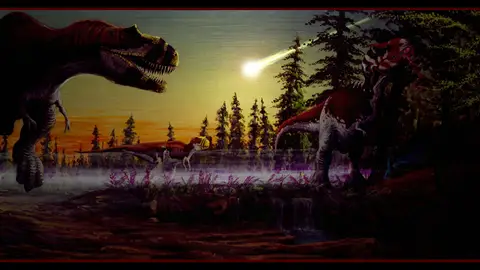 Chixculub, el meteorito que extinguió a los dinosaurios fue más potente que 1.000 bombas de Hiroshima y Nagasaki juntas. Chixculub, el meteorito que extinguió a los dinosaurios fue más potente que 1.000 bombas de Hiroshima y Nagasaki juntas.