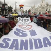  'Marea blanca' en Madrid por la sanidad pública
