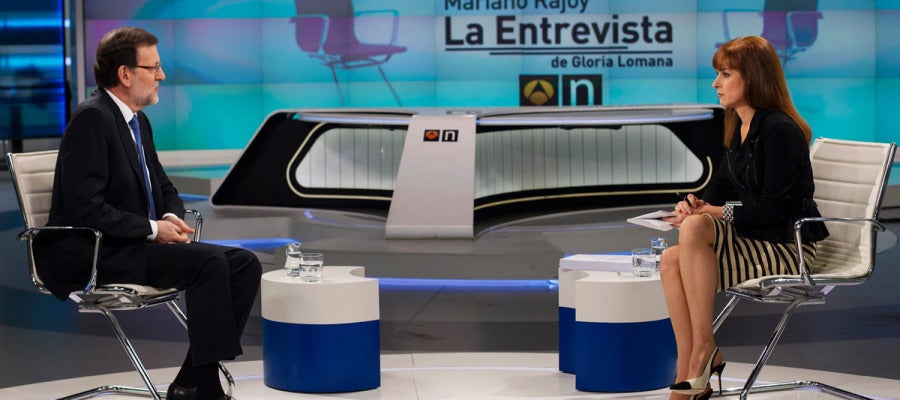Rajoy, entrevistado en Antena 3 Rajoy, entrevistado en Antena 3