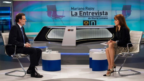 Mariano Rajoy junto a Gloria Lomana