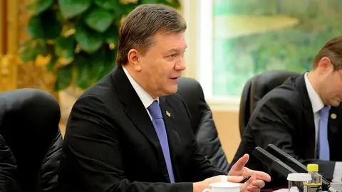 El presidente de Ucrania, Viktor Yanukovich El presidente de Ucrania, Viktor Yanukovich