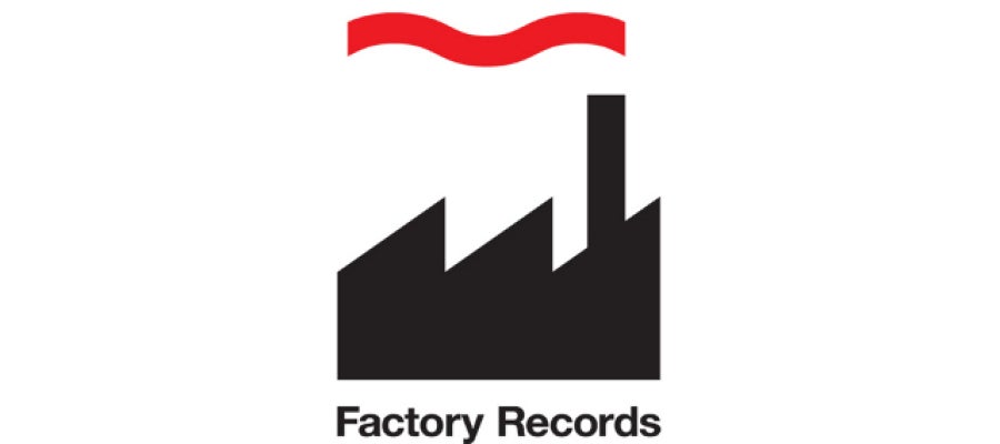 Logotipo de Factory Records diseñado por Peter Saville Logotipo de Factory Records diseñado por Peter Saville