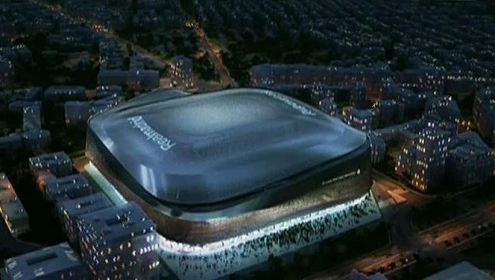 Futuro aspecto del estadio Santiago Bernabéu