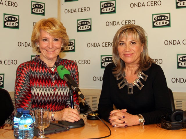 Esperanza Aguirre: "En este momento no entra en mis planes presentarme a la alcaldía de Madrid" Esperanza Aguirre: "En este momento no entra en mis planes presentarme a la alcaldía de Madrid"