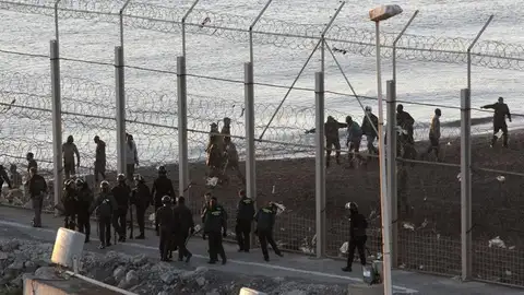 Vista general del lugar donde murieron los 15 inmigrantes Vista general del lugar donde murieron los 15 inmigrantes