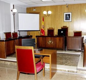 Vista de la sala F del Juzgado de Instrucción número 3 de Palma Vista de la sala F del Juzgado de Instrucción número 3 de Palma