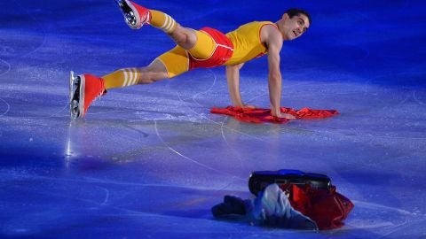 Javier Fern&aacute;ndez, campe&oacute;n de Europa de patinaje
