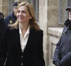La infanta Cristina llega al juzgado de Palma La infanta Cristina llega al juzgado de Palma