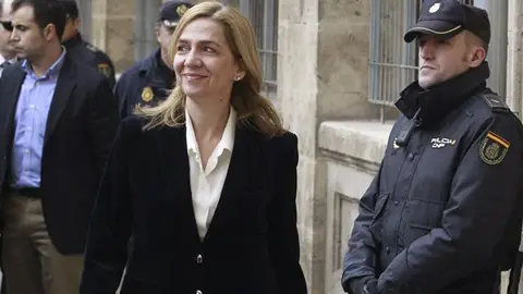 La infanta Cristina llega al juzgado de Palma La infanta Cristina llega al juzgado de Palma