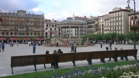 Plaza del Castillo, Pamplona Plaza del Castillo, Pamplona