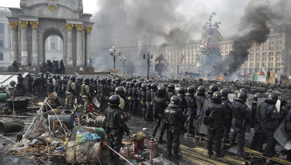 Violentos disturbios en Ucrania (19-02-2014)