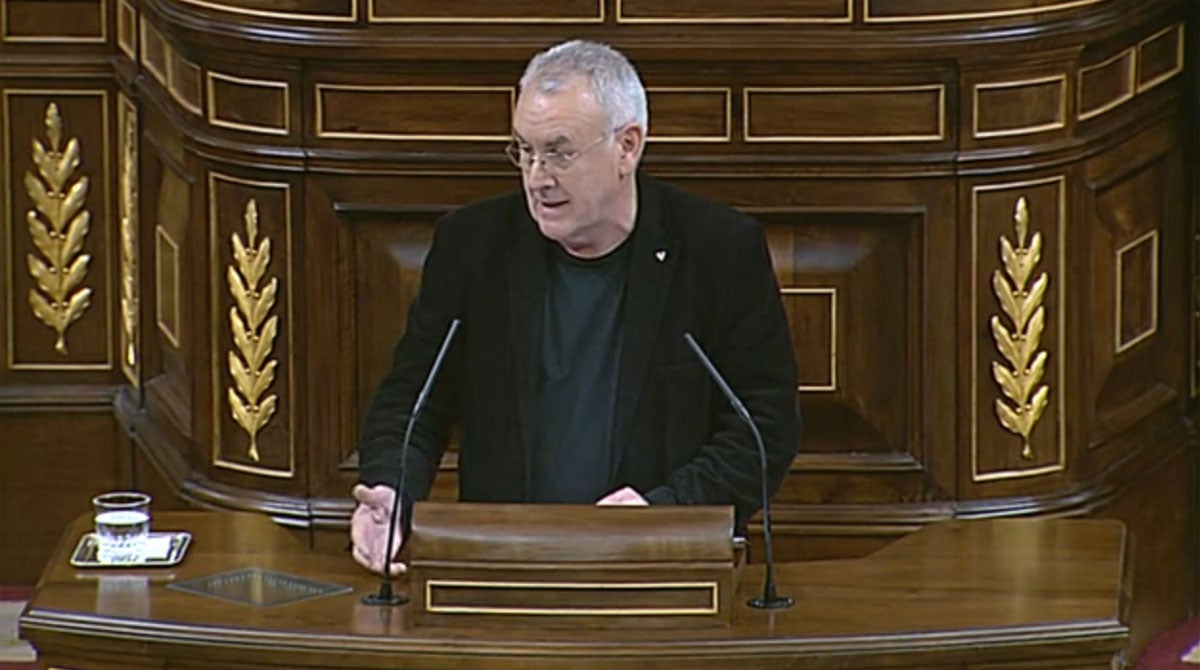 La tele con Monegal: Cayo Lara habla de ‘Operación Palace’ en el Congreso La tele con Monegal: Cayo Lara habla de ‘Operación Palace’ en el Congreso