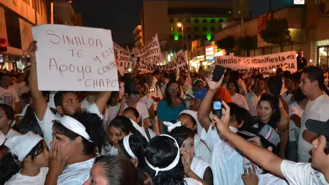 Manifestación por la liberación de 'El Chapo' Manifestación por la liberación de 'El Chapo'