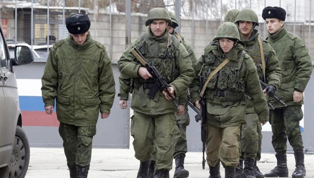 Varios militares rusos en una imagen de archivo