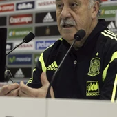 Vicente del Bosque, en rueda de prensa Vicente del Bosque, en rueda de prensa