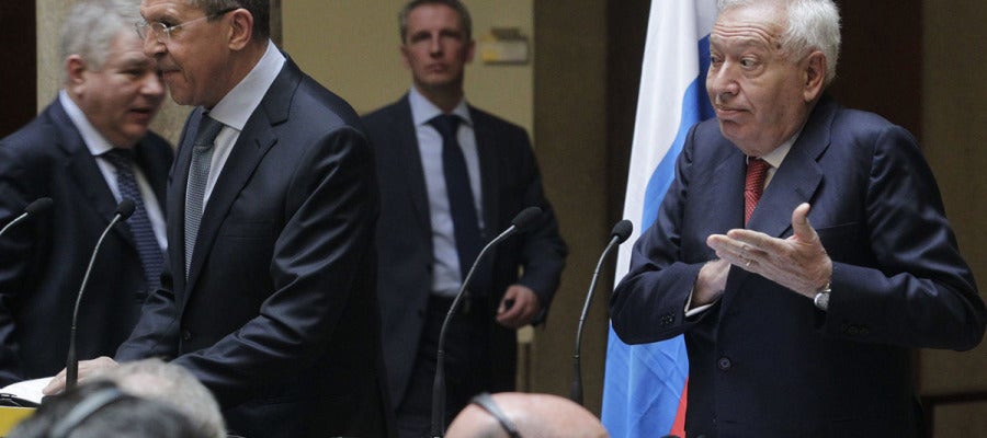 Margallo y su homólogo ruso Margallo y su homólogo ruso