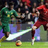 Cristiano Ronaldo en su duelo con Portugal Cristiano Ronaldo en su duelo con Portugal