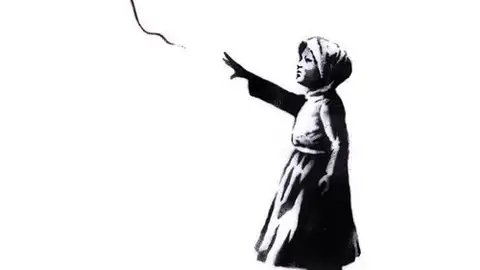 Bansky con Siria Bansky con Siria