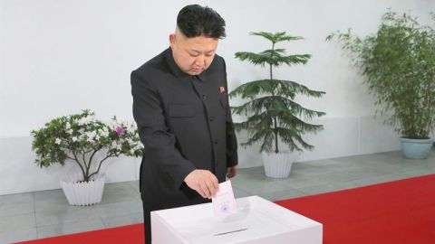 Todos los electores de la circunscripci&oacute;n votaron a favor de Kim Jong-un