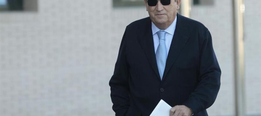 Carlos Fabra, a su llegada al juzgado nº4 de Castellón