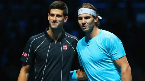 Novak Djokovic y Rafa Nadal, siempre rivales por el número 1 Novak Djokovic y Rafa Nadal, siempre rivales por el número 1