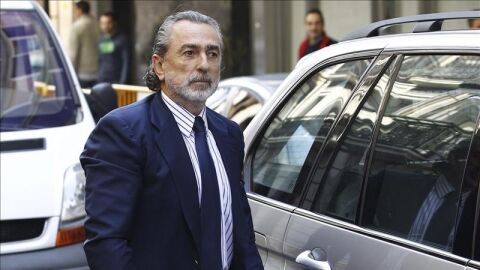 Francisco Correa, presunto cabecilla de la trama G&uuml;rtel, a su llegada a la Audiencia Nacional