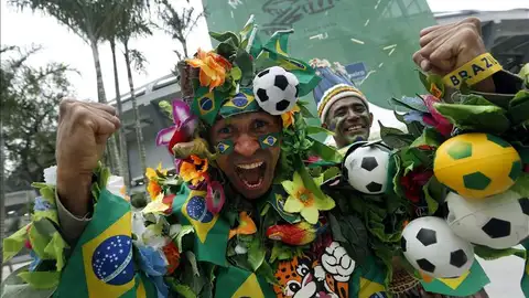 Aficionado frente Maracaná Aficionado frente Maracaná
