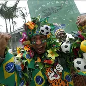 Aficionado frente Maracaná Aficionado frente Maracaná