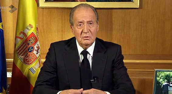El Rey: "Mi dolor es grande" El Rey: "Mi dolor es grande"