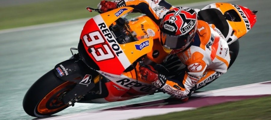 Marc Márquez en el GP de Qatar Marc Márquez en el GP de Qatar