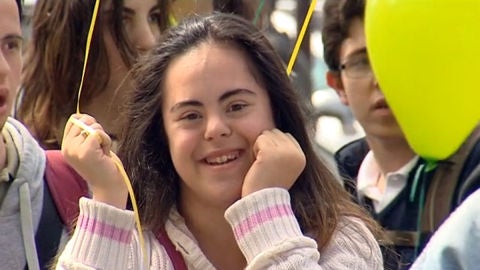 Mujer con s&iacute;ndrome de Down