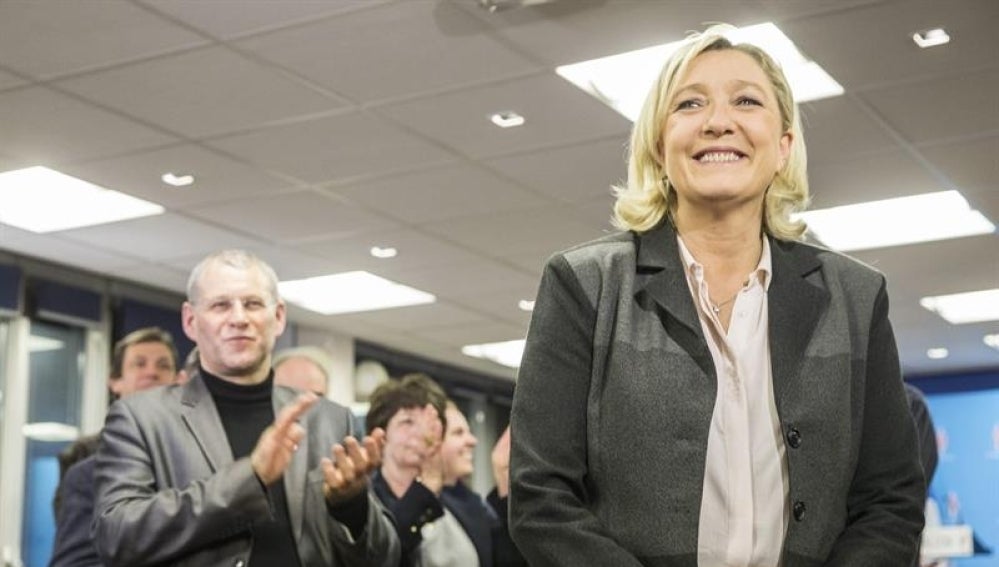 La líder del Frente Nacional francés, Marine Le Pen